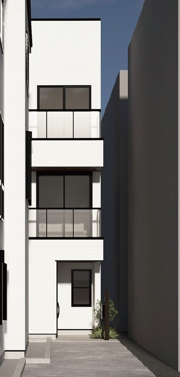 品川区戸越2丁目 新築戸建 B棟 完成予想図(外観)