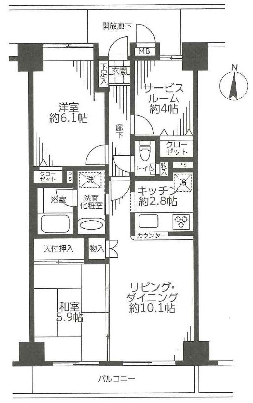 ヴェラハイツ錦糸町 間取図・土地図