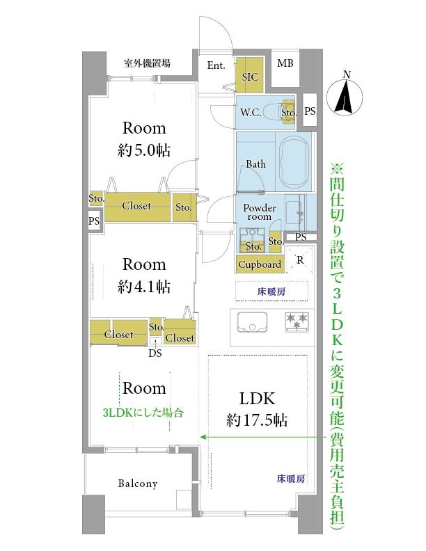 リビオ清澄白河 間取図・土地図