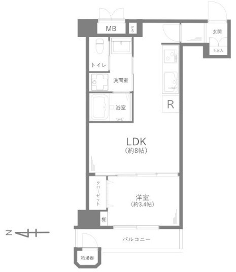トーア駒込 間取図・土地図