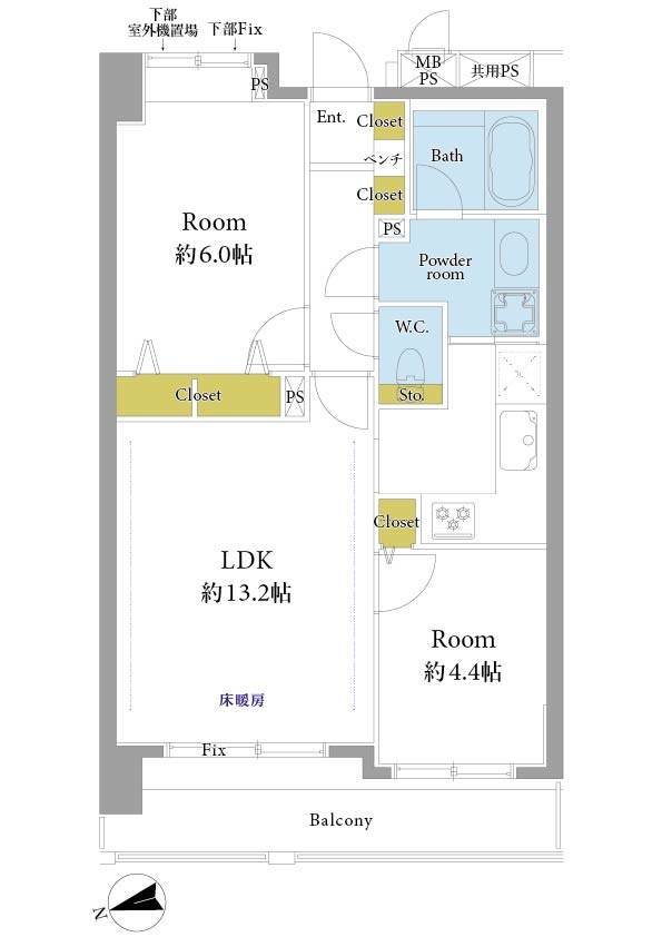 ライオンズマンション渋谷道玄坂 間取図・土地図