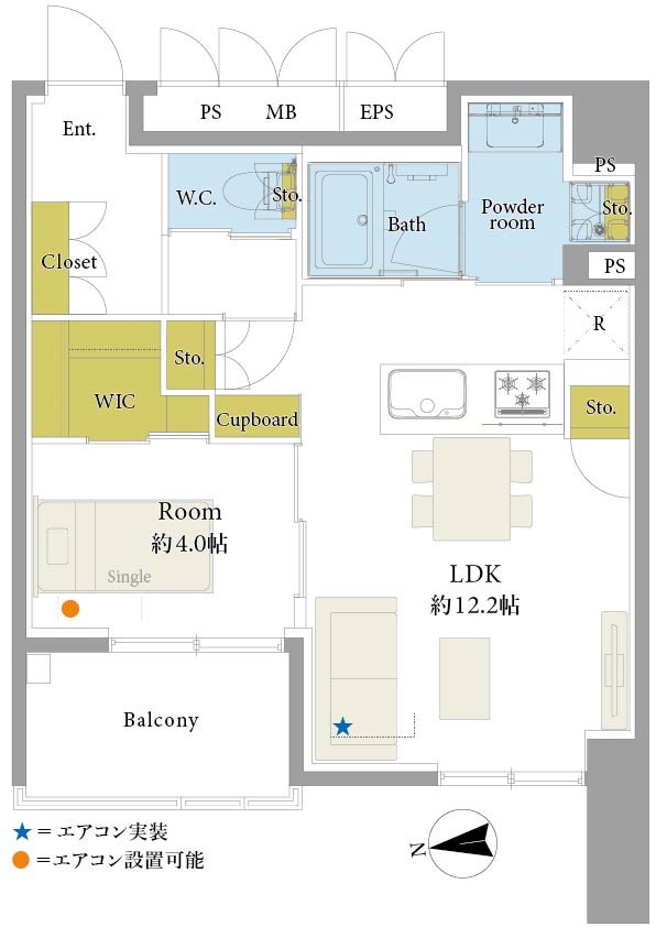 アクシア新宿御苑 間取図・土地図