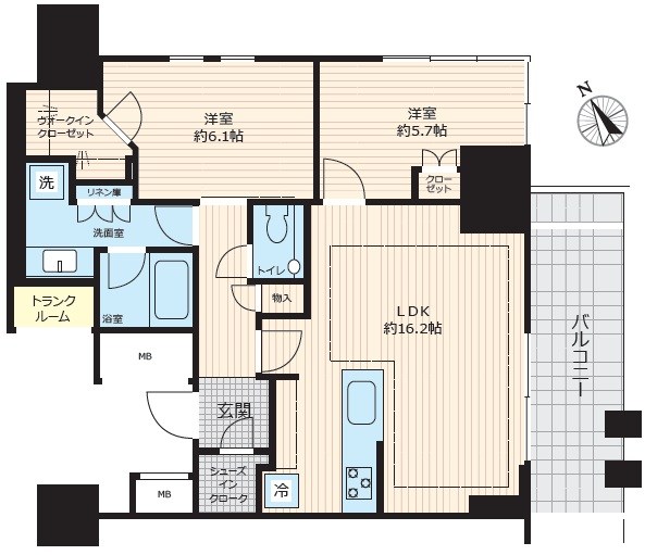 プラウドタワー渋谷 間取図・土地図