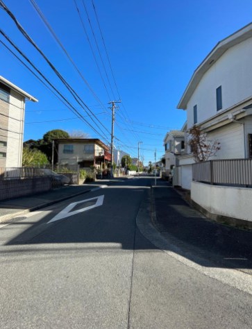 中野区上鷺宮５丁目　売地　限定1区画 現地写真（前面道路含む現地写真）