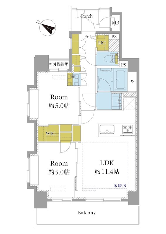 クレッセント渋谷神泉 間取図・土地図