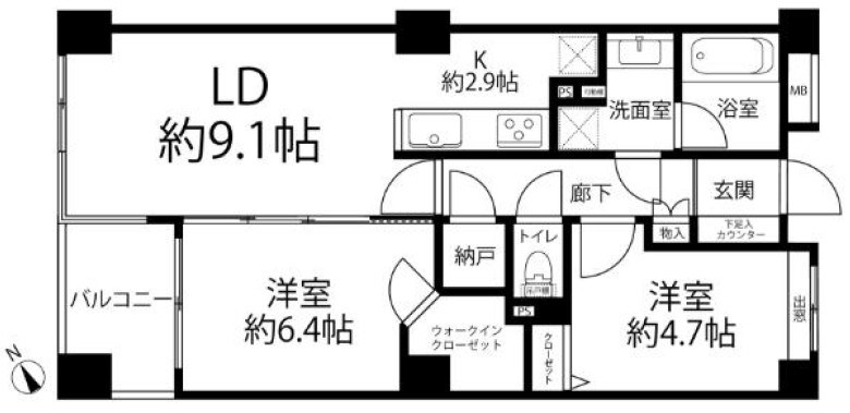 ヴィラージュ白山 間取図・土地図