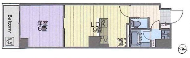 藤和ハイタウン新宿 間取図・土地図