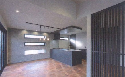 世田谷区梅丘３丁目　新築戸建　全1棟 内観写真（リビング）