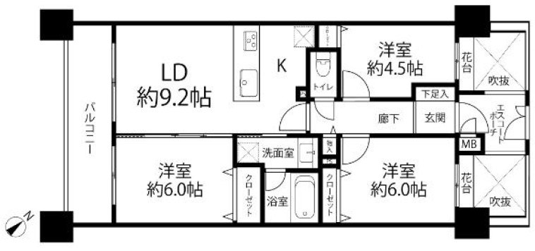 グランシティ東京イーストⅡ 間取図・土地図