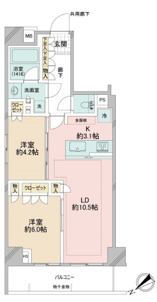 オープンレジデンシア横浜反町 間取図・土地図