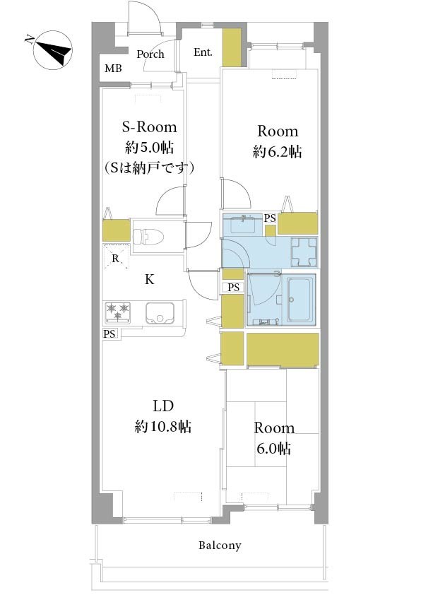 ナイスエスアリーナ弘明寺 間取図・土地図