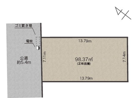 世田谷区東玉川１丁目　新築戸建　全1棟 区画図