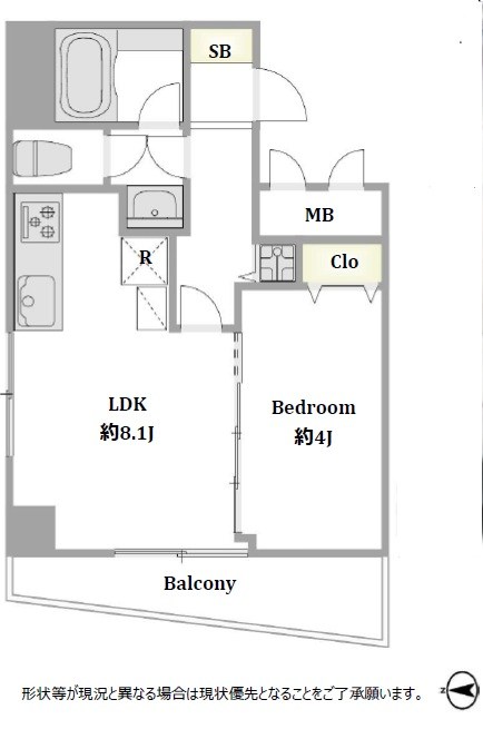 マンション麻布コート 間取図・土地図