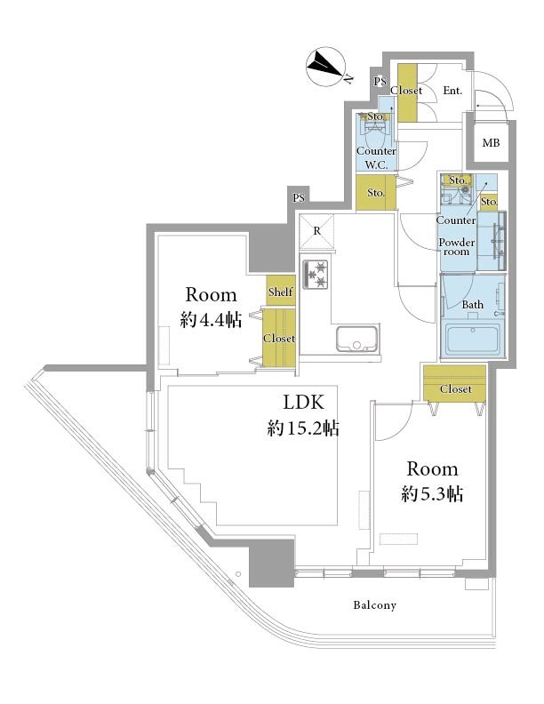ステーションフロントタワー 間取図・土地図