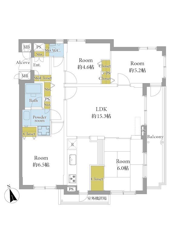 グランヴェール高円寺ＷＥＳＴ 間取図・土地図