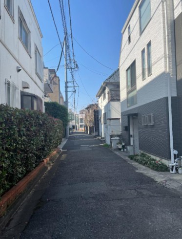 港区白金台２丁目　中古戸建　限定1棟 現地写真（前面道路含む現地写真）