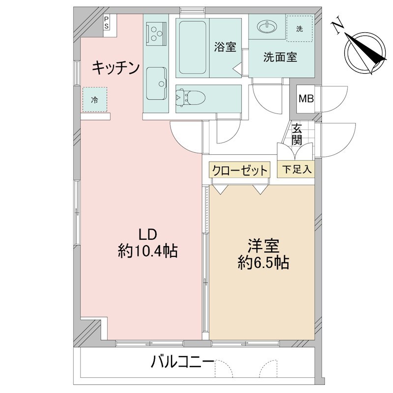 プレール日本橋弐番館 間取図・土地図