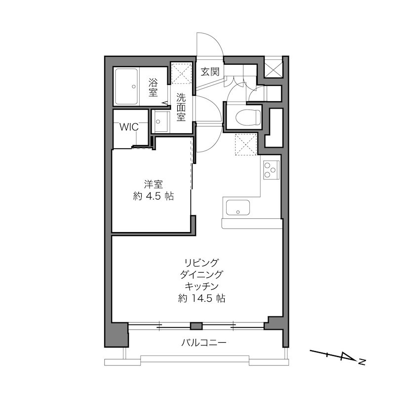 ライオンズマンション三宿 間取図・土地図
