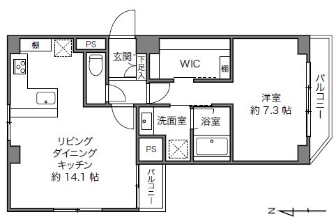池田山セントラルホームズ 間取図・土地図
