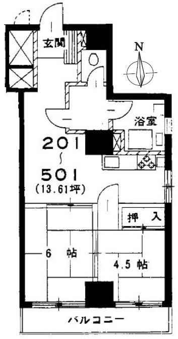 麻布永坂レジデンス 間取図・土地図