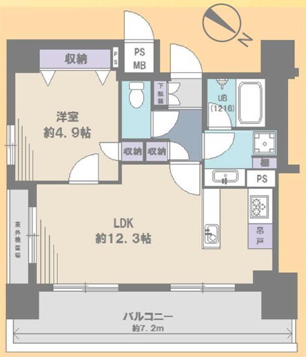 ライジングプレイス浅草弐番館 間取図・土地図