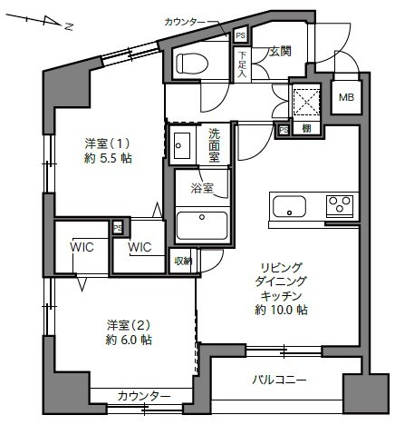 プレサンス本駒込アカデミア 間取図・土地図