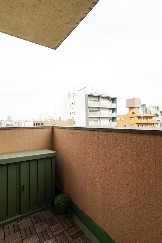 浜町パークハイツ 現地写真（バルコニー）