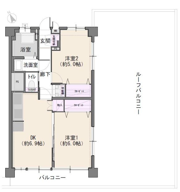 井草サマリヤマンション 間取図・土地図