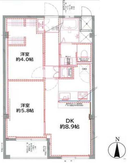 阿佐ヶ谷コーポラス 間取図・土地図