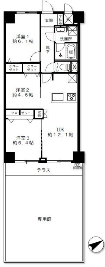 エンゼルハイム日吉 間取図・土地図