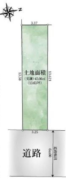 台東区西浅草１丁目　中古戸建　限定1棟 区画図