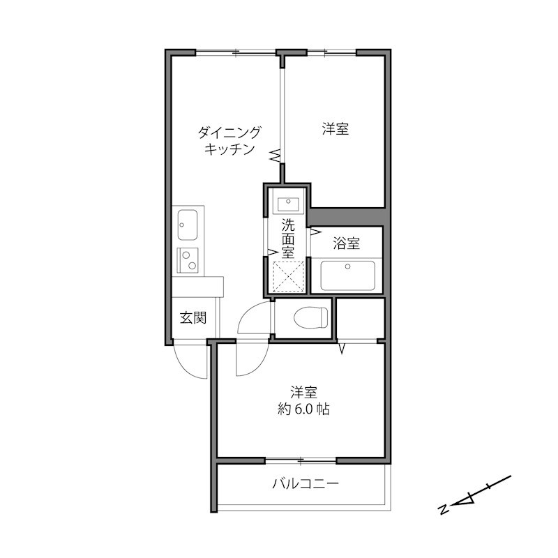 目白ローヤルコーポ 間取図・土地図
