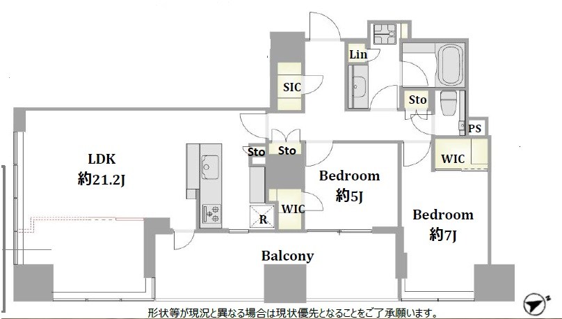 クラッシィタワー新宿御苑 間取図・土地図