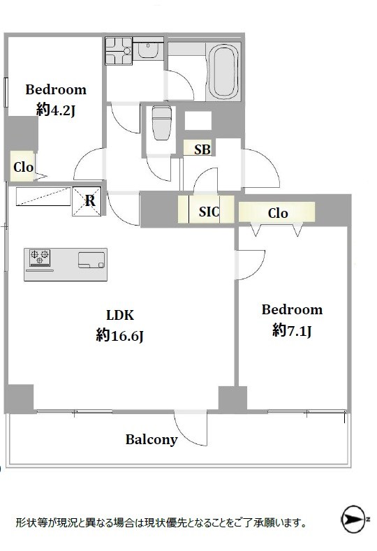 グレイス麻布十番 間取図・土地図