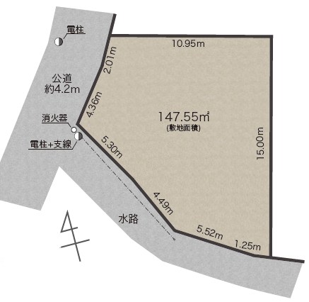 目黒区駒場１丁目　新築戸建　全1棟 区画図