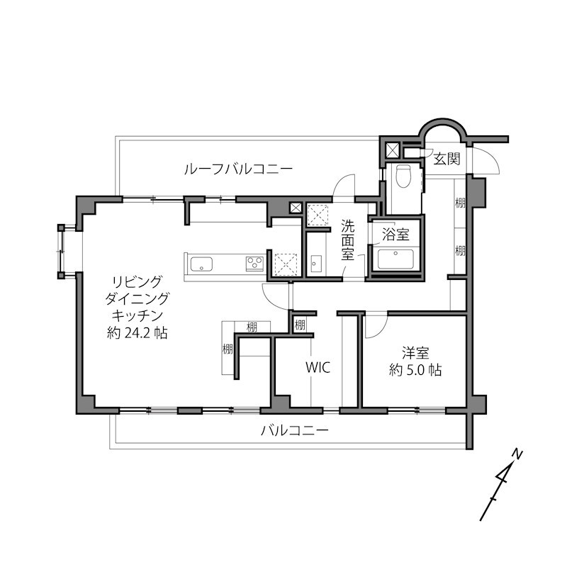 パークハイム千石 間取図・土地図