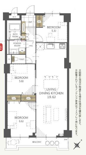 ハイマート横浜 間取図・土地図