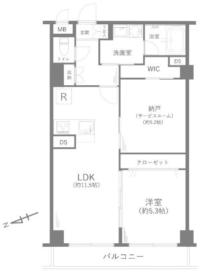 浅草ロイヤルマンション 間取図・土地図