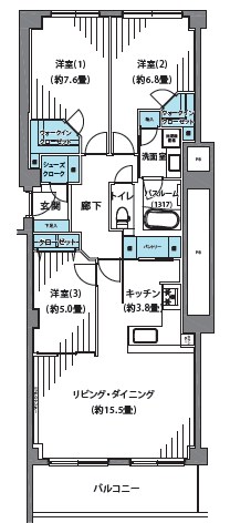 白楽ハウス 間取図・土地図
