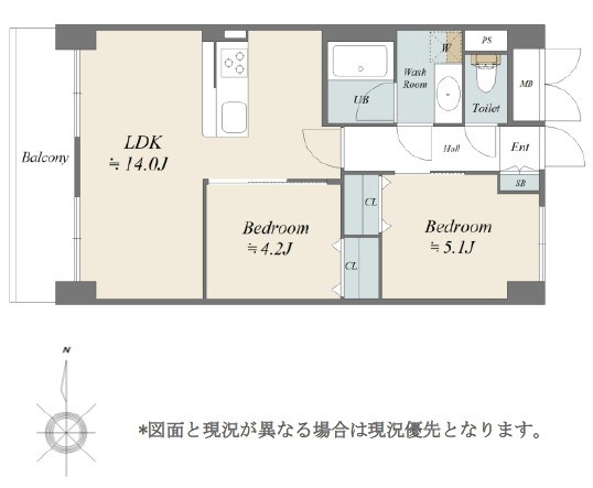 ライオンズマンション西蒲田 間取図・土地図