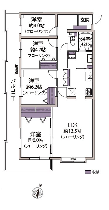 鷺沼東パーク・ホームズ 間取図・土地図