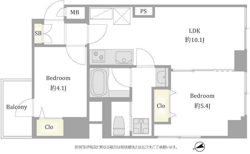 マンションヴィップ目黒 間取図・土地図