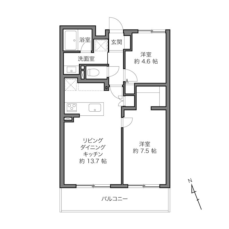 コート西早稲田 間取図・土地図
