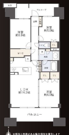 リバーフェイス 間取図・土地図