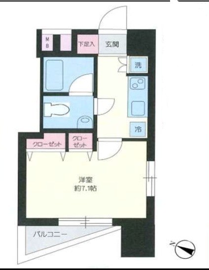 ファーストリアルタワー新宿 間取図・土地図