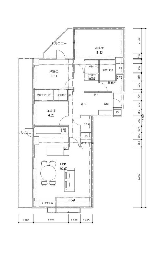 ライオンズガーデン世田谷 間取図・土地図