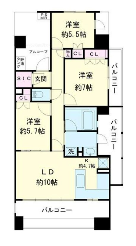 レクセルプラザ東陽町 間取図・土地図
