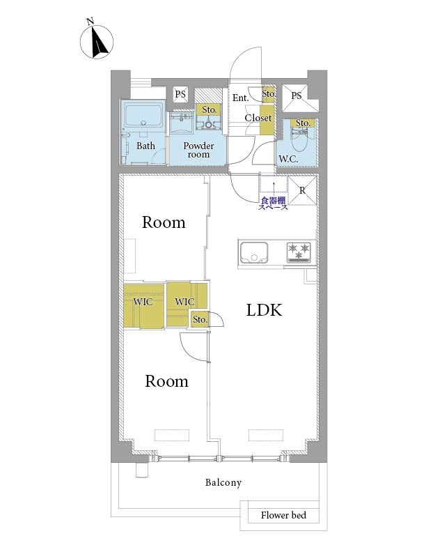 ライオンズマンション西荻第２ 間取図・土地図