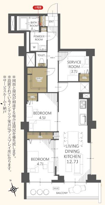 パシフィック豊玉マンション 間取図・土地図