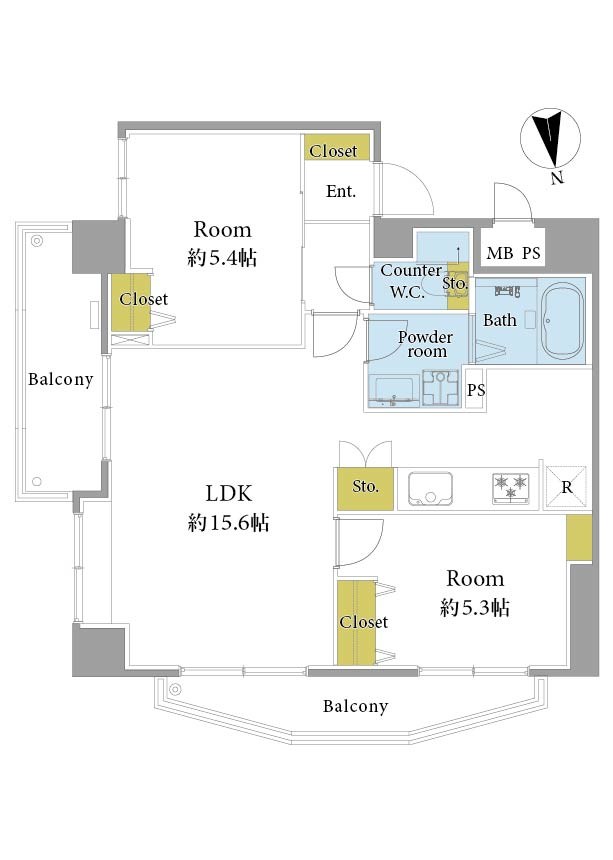 ナイスアーバン大井 間取図・土地図